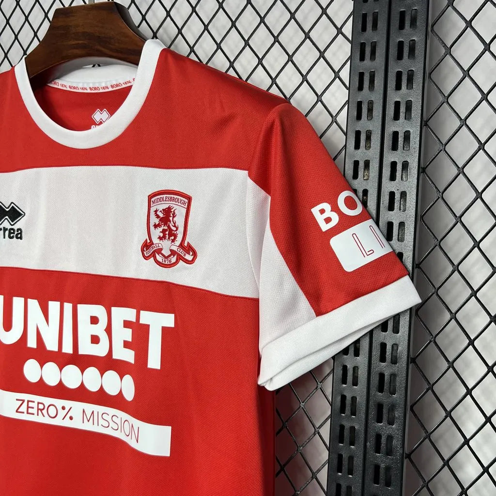 Middlesbrough 24/25 Home Jersey