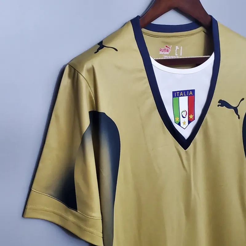 Italy 2006 Retro Gold GK Jersey