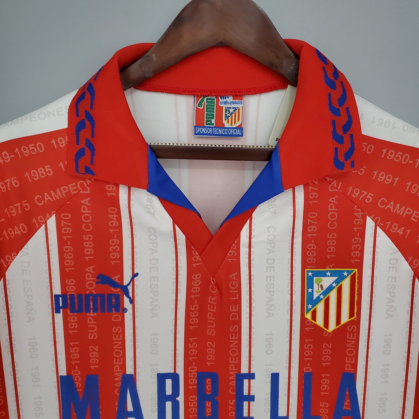 Atletico madrid 95/96 Home Retro Jersey