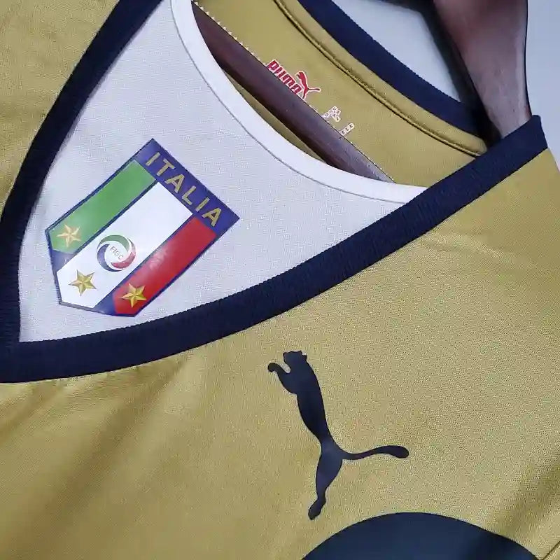 Italy 2006 Retro Gold GK Jersey